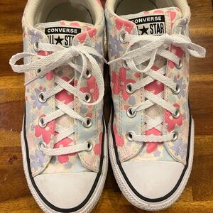 Converse Kids Sneakers - Pink, Blue, White Floral